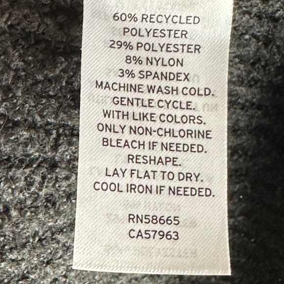 BP. Dark Grey Gray Ribbed Crew Neck Sweater Boxy Size XL Boyfriend Grandpa - Picture 4 of 4